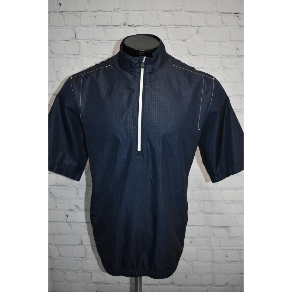 Adidas Golf Pullover Shirt 1/4 ZIP Mens Size Large Performance Polyester Blue - Image 1 of 4