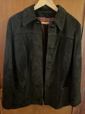 Howards Exclusive Leather Vtg Choc Brown Suede/Nubuck Jacket-PS or PM-Pls Read - Image 1 of 4