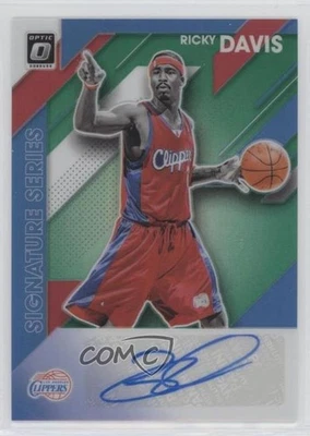 2019 Panini Donruss Optic Signature Series Green Prizm Ricky Davis #SS-RDV Auto - Image 1 of 2