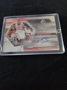 2004-05 UPPER DECK SP AUTHENTIC SIGNATURE TRACY McGRADY ROCKETS  'ON CARD AUTO ' - Picture 1 of 2