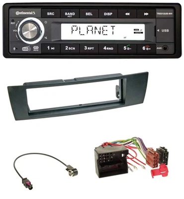 Continental USB 1DIN AUX DAB MP3 Autoradio für BMW 1er E87 3er E90-3 X1 E84 Z4 E - Bild 1 von 4
