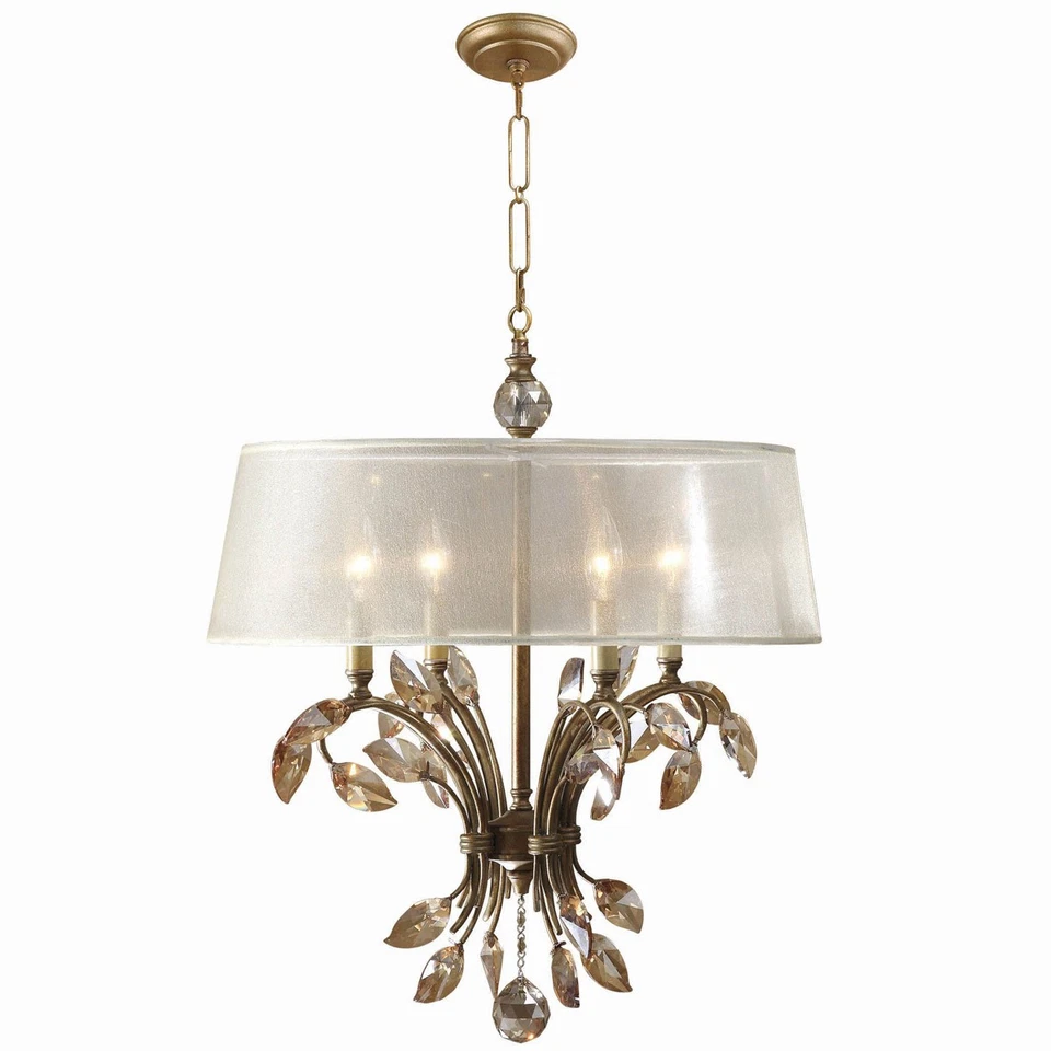 Lámpara de techo Uttermost 21245 Alenya 4 luces 21 pulgadas oro bruñido Foto 1 de 1