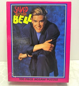 Vintage 90s Saved by the Bell TV Show Jigsaw Puzzle Mark Paul Gosselaar as Zack - Picture 1 of 9