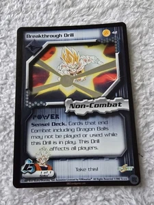 DBZ Dragon Ball Z FOIL Breakthrough Drill 42 CCG Limited Cell Saga MP Score - Picture 1 of 5