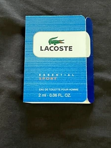 Lacoste Essential Sport Eau De Toilette EDT Sample 2ml 0.06 fl. oz New In Box - Picture 1 of 4