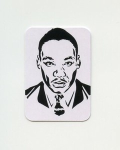 #TN05512 MARTIN LUTHER KING JR Mugshot @75kings Gumball Card
