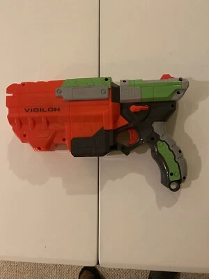 Nerf Vortex Vigilon Blaster -Tested - Works - Image 1 of 3