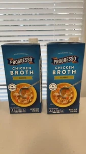 Progresso Chicken Broth, Gluten Free 32 ounces Pack of 2 - Picture 1 of 3