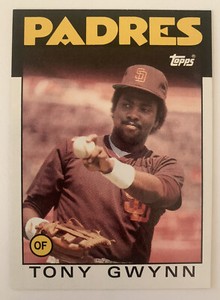 1986 Topps - #10 Tony Gwynn San Diego Padres Free Shipping