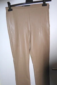 kamelfarbene Leggings aus Kunstleder, Gr.S. von Zara, tadelloser Zustand - Bild 1 von 3