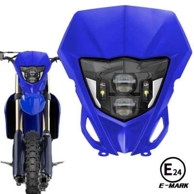 Faro LED para Yamaha XT 250 400 426 450 2013-2023 con carenado haz alto/bajo DRL Foto 1 de 4