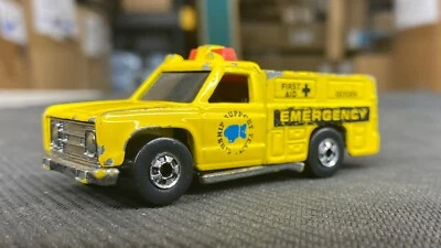 Vintage 1974 Hot Wheels Mattel Blackwall Esquadrão de Emergência Corrida Resgate Amarelo - Imagem 1 de 4