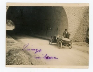 PHOTO snapshot amateur, une voiture ancienne old car voiture de course - Picture 1 of 2