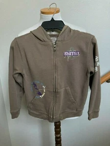 SMITH'S COZY CLOTHES-LOGO/SURF GRAPHICS FRONT/BACK-ZIP FRONT-HOODIE-COTTON-4T - Picture 1 of 7