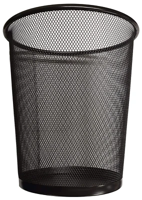 Circular Mesh Wastebasket Trash Can, Waste Basket Garbage Can Bin for Bathrooms - Image 1 of 4