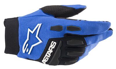 Coppia Guanti Uomo Alpinestars FULL BORE Blue Mx Gloves Cross Enduro DH • 26.05€