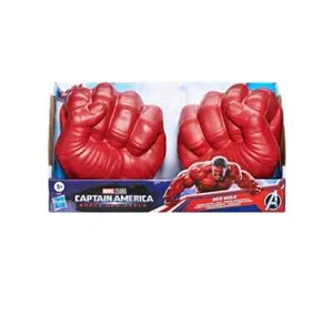 PUGNI ROSSI DI HULK ROSSO AVENGERS CAPTAIN AMERICA HASBRO - Foto 1 di 3