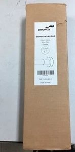 Briofox Curtain Rod 38-72" Adjustable Modern Window Curtain Rod Antique WHITE - Picture 1 of 3