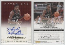 2011-12 Panini Preferred /74 Rolando Blackman #86 Auto