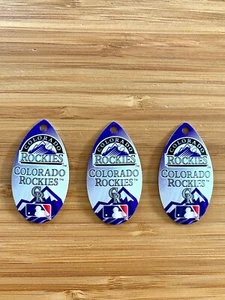 MLB Colorado Rockies De colección Spinner Lágrima Decorativos Nevera Paquete de 3 Imanes - Imagen 1 de 1