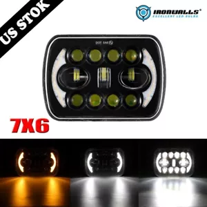 Faro LED de 7X6" para camioneta Jeep YJ XJ Toyota - Imagen 1 de 11