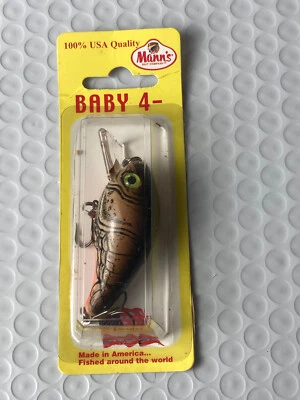 Señuelo Hombre Bebé 4- Menos - Brown Craw - *Hecho en EE. UU. *Nuevo en Caja Foto 1 de 3