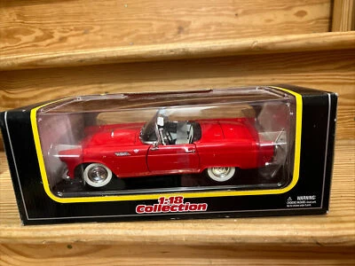 1955 Ford Thunderbird Red Convertible 1:18 Scale Diamond Wheels Woolworth - Image 1 of 4