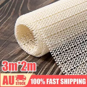 Anti Slip Non Slip Rug Pad Underlay Grip Mat carpet Hardwood floor Gripper AU - Picture 1 of 11