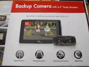 Yada Digital Wireless Backup Camera with 4.3" Dash Monitor (BT53328M-1) - Picture 1 of 2