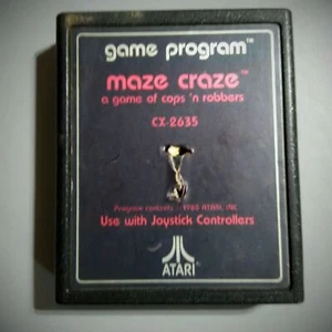 Maze Craze [Text Label] (Atari 2600, Atari, 1980) - Picture 1 of 4