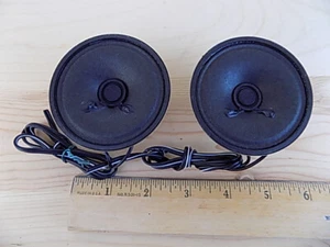 2-1/2" 8 OHM 1-5 WATT FULL RANGE Micro Speakers Pair - Foto 1 di 3