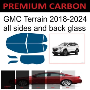 Premium Nano Carbon Window Tint fits GMC Terrain SUV 2018-2024 Precut Tint - Foto 1 di 7