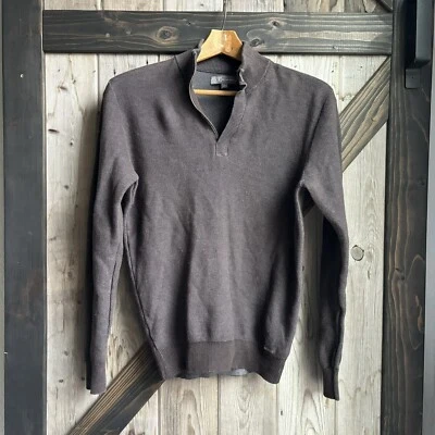 Ike by Ike Behar 1/4 zip brown pullover size small - Image 1 of 4