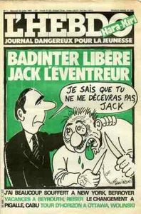 "L'HEBDO HARA-KIRI N°1 du 22/7/1981" WOLINSKI : BADINTER LIBÈRE JACK L'ÉVENTREUR - Picture 1 of 2