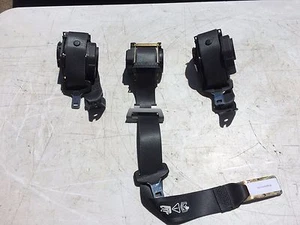 2002-2008 BMW E66 E65 745 7 Series Rear Upper Seatbelts Seat Belts Set of 3 - Picture 1 of 8