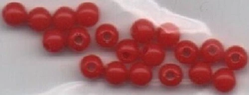 20 Fadenstopper - Perlen 1,6mm  Rot - Bild 1 von 1