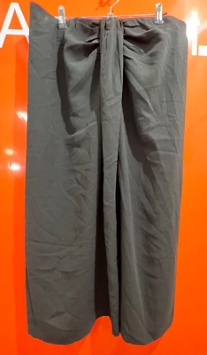 H&M Draped Midi Skirt, Black, Size 18, New With Tag,                  /B62/12636 - Image 1 of 2