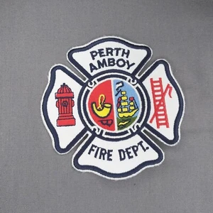 Perth Amboy NJ New Jersey Fire 4" Abteilung Aufnäher - Bild 1 von 2