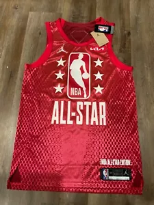 Luka Doncic Jordan Nike Authentic Red 2022 NBA All Star Game Jersey DH8026-607 - Picture 1 of 12