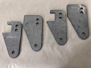 Parallel 4 Link Frame Brackets Laser Cut 9/16" Holes 1/4" Steel Set of 4 - Bild 1 von 2