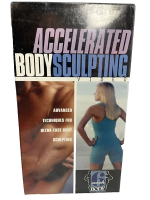Accelerated Body Sculpting Advanced Technique 6 Week Body VHS Fitness Exercise Foto 1 de 4