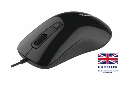 Sumvision AVO Wired USB Optical Mouse 800 - 3200 DPI for Windows PC Laptop Mac  - Image 1 of 4