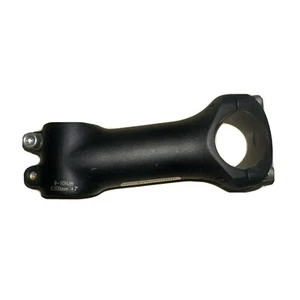 Black Alloy bike stem 100mm +/-7 degree 1 1/8” 31.8mm Threadless MTB Road Bike - Picture 1 of 11