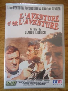 // NEUF * L'AVENTURE C'EST L'AVENTURE * LELOUCH LINO VENTURA BREL DVD HALLYDAY - Picture 1 of 1