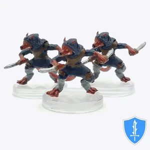 Kobold Rogue x3 - Tesoro de Dragones de Fizban #8 D&D Iconos de Reinos Miniatura - Imagen 1 de 1