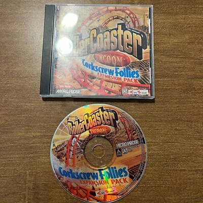 Roller Coaster Tycoon Sacacorchos Locuras Paquete de Expansión PC (1999) WIN Completo Foto 1 de 4