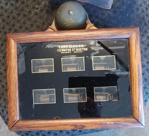 Antique Rare Servant/Butler/Maid CALL BOX/ANNUNCIATOR Boston, MA VIctorian House Cover