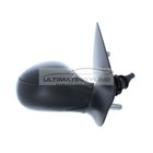 Peugeot 206 1998-2009 Door Wing Mirror Manual Black Drivers Side Right Hand