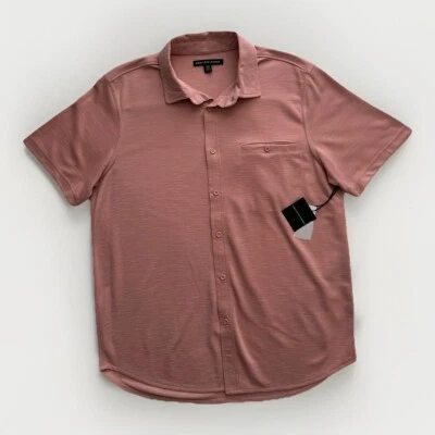 Camisa Polo Saks Fifth Avenue Informal Manga Corta Albaricoque Para Hombres Talla M Foto 1 de 4