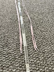 USED Laces Ice Roller Figure Skates Skating Pink 244cm Risport - Picture 1 of 6